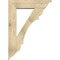 Ekena Millwork Olympic Traditional Rough Sawn Bracket w/ Offset Brace, Douglas Fir, 8"W x 32"D x 44"H BKT0806X32X44OLY01RDF - alternate 3